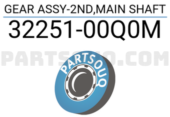 Nissan 3225100Q0M GEAR ASSY-2ND,MAIN SHAFT