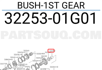 Nissan 3225301G01 BUSH-1ST GEAR