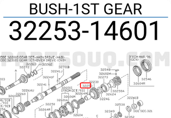 Nissan 3225314601 BUSH-1ST GEAR