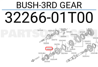 Nissan 3226601T00 BUSH-3RD GEAR