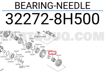 Nissan 322728H500 BEARING-NEEDLE
