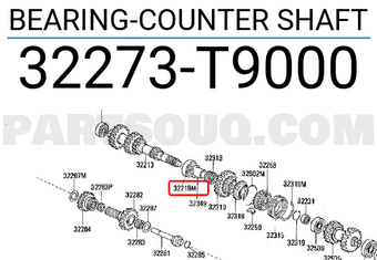 Nissan 32273T9000 BEARING-COUNTER SHAFT