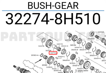 Nissan 322748H510 BUSH-GEAR