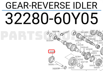 Nissan 3228060Y05 GEAR-REVERSE IDLER