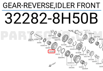 Nissan 322828H50B GEAR-REVERSE,IDLER FRONT