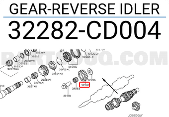 Nissan 32282CD004 GEAR-REVERSE IDLER