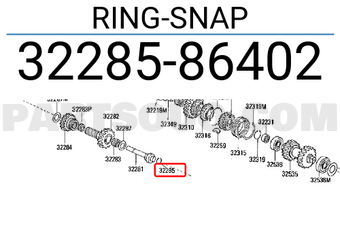 Nissan 3228586402 RING-SNAP