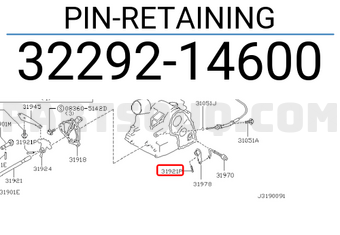 Nissan 3229214600 PIN-RETAINING