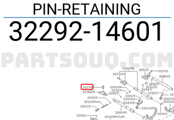 Nissan 3229214601 PIN-RETAINING
