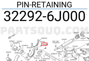 Nissan 322926J000 PIN-RETAINING