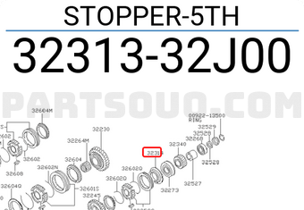 Nissan 3231332J00 STOPPER-5TH