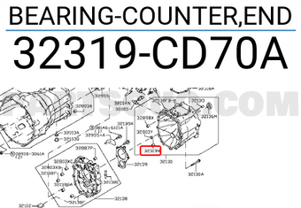 Nissan 32319CD70A BEARING-COUNTER,END