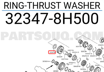 Nissan 323478H500 RING-THRUST WASHER