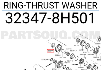 Nissan 323478H501 RING-THRUST WASHER