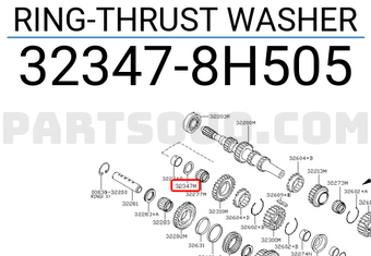 Nissan 323478H505 RING-THRUST WASHER