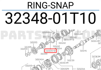 Nissan 3234801T10 RING-SNAP