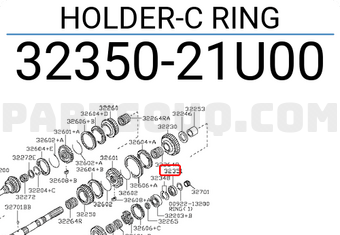 Nissan 3235021U00 HOLDER-C RING