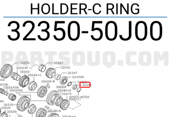 Nissan 3235050J00 HOLDER-C RING