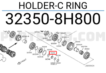 Nissan 323508H800 HOLDER-C RING