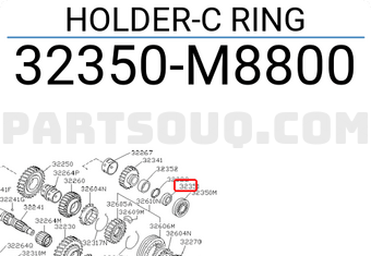 Nissan 32350M8800 HOLDER-C RING
