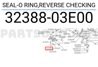 Nissan 3238803E00 SEAL-O RING,REVERSE CHECKING