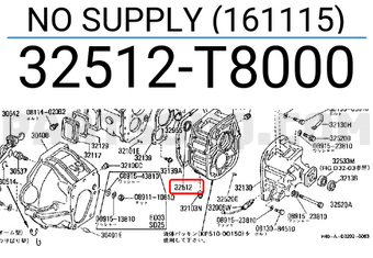 Nissan 32512T8000 NO SUPPLY (161115)