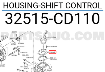 Nissan 32515CD110 HOUSING-SHIFT CONTROL