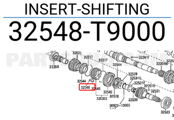 Nissan 32548T9000 INSERT-SHIFTING