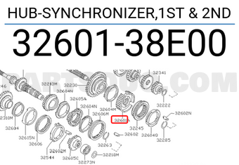 Nissan 3260138E00 HUB-SYNCHRONIZER,1ST & 2ND