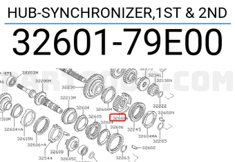 Nissan 3260179E00 HUB-SYNCHRONIZER,1ST & 2ND