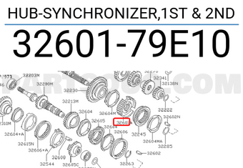Nissan 3260179E10 HUB-SYNCHRONIZER,1ST & 2ND