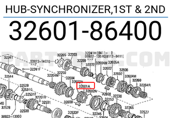 Nissan 3260186400 HUB-SYNCHRONIZER,1ST & 2ND