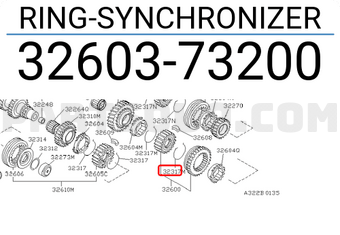 Nissan 3260373200 RING-SYNCHRONIZER
