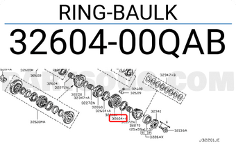Nissan 3260400QAB RING-BAULK