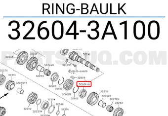 Nissan 326043A100 RING-BAULK