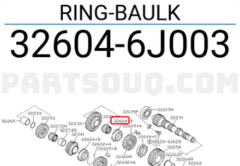 Nissan 326046J003 RING-BAULK