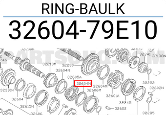 Nissan 3260479E10 RING-BAULK