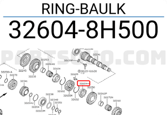 Nissan 326048H500 RING-BAULK