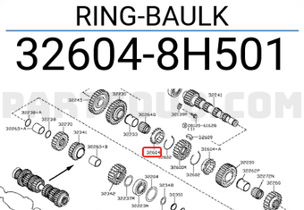 Nissan 326048H501 RING-BAULK