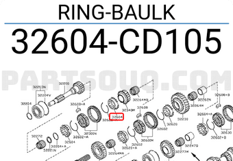 Nissan 32604CD105 RING-BAULK