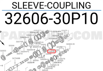 Nissan 3260630P10 SLEEVE-COUPLING