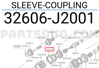 Nissan 32606J2001 SLEEVE-COUPLING