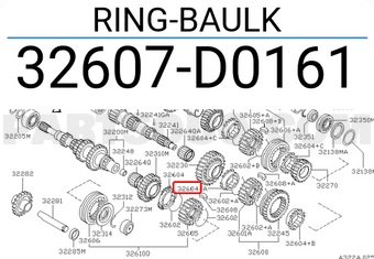 Nissan 32607D0161 RING-BAULK