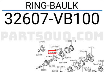 Nissan 32607VB100 RING-BAULK