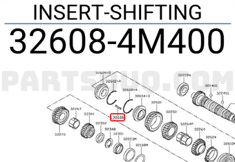 Nissan 326084M400 INSERT-SHIFTING