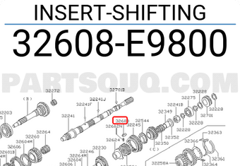 Nissan 32608E9800 INSERT-SHIFTING