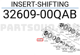 Nissan 3260900QAB INSERT-SHIFTING