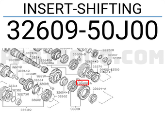 Nissan 3260950J00 INSERT-SHIFTING