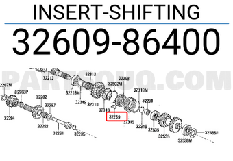 Nissan 3260986400 INSERT-SHIFTING