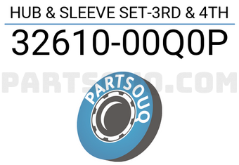 Nissan 3261000Q0P HUB & SLEEVE SET-3RD & 4TH